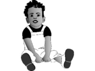 Sticker Custom Preview Image #083016 Kids Stuff Images Boy Sitting1