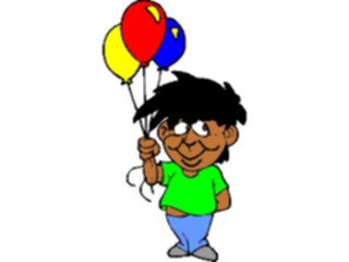 Sticker Custom Preview Image #083112 Kids Stuff Images Boywith Balloons1