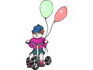 Sticker Custom Preview Image #083113 Kids Stuff Images Boywith Balloons2