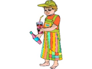 Sticker Custom Preview Image #083139 Kids Stuff Images Boywith Drinks