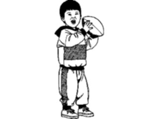 Sticker Custom Preview Image #083146 Kids Stuff Images Boywith Football1