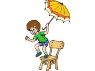 Sticker Custom Preview Image #083205 Kids Stuff Images Boywith Umbrella