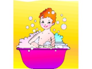 Sticker Custom Preview Image #083244 Kids Stuff Images Child Bathing