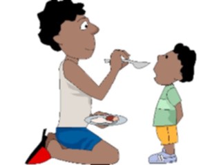 Sticker Custom Preview Image #083254 Kids Stuff Images Child Eating