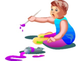 Sticker Custom Preview Image #083270 Kids Stuff Images Child Painting2