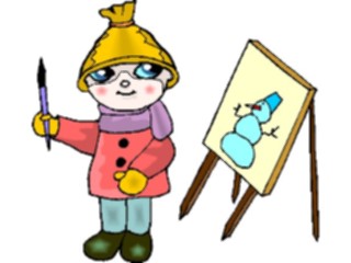 Sticker Custom Preview Image #083271 Kids Stuff Images Child Painting3