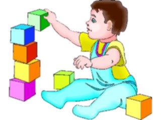 Sticker Custom Preview Image #083284 Kids Stuff Images Childwith Blocks