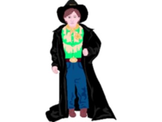 Sticker Custom Preview Image #083308 Kids Stuff Images Cowboy Kid1