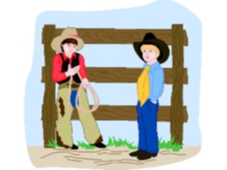 Sticker Custom Preview Image #083312 Kids Stuff Images Cowboy Kids