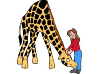 Sticker Custom Preview Image #083431 Kids Stuff Images Girl Giraffe