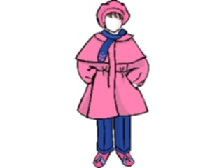 Sticker Custom Preview Image #083451 Kids Stuff Images Girlin Coat4