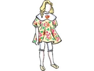 Sticker Custom Preview Image #083481 Kids Stuff Images Girlin Dress30
