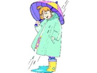 Sticker Custom Preview Image #083517 Kids Stuff Images Girlin Rain2