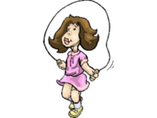 Sticker Custom Preview Image #083552 Kids Stuff Images Girl Jumping Rope1