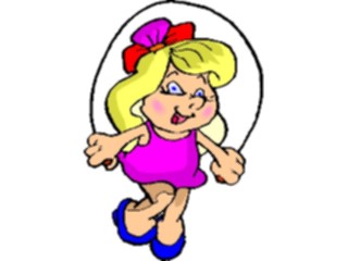 Sticker Custom Preview Image #083555 Kids Stuff Images Girl Jumping Rope4