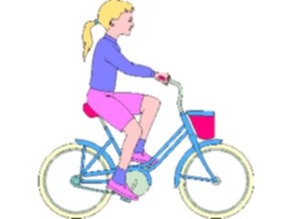 Sticker Custom Preview Image #083573 Kids Stuff Images Girlon Bicycle