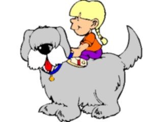 Sticker Custom Preview Image #083575 Kids Stuff Images Girlon Dog