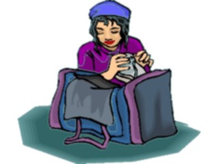 Sticker Custom Preview Image #083585 Kids Stuff Images Girl Packing