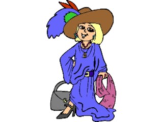 Sticker Custom Preview Image #083598 Kids Stuff Images Girl Playing Dress Up3