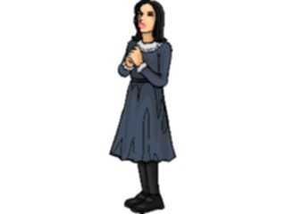 Sticker Custom Preview Image #083609 Kids Stuff Images Girl Praying