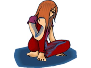 Sticker Custom Preview Image #083631 Kids Stuff Images Girl Sitting4