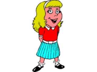 Sticker Custom Preview Image #083639 Kids Stuff Images Girl Smiling1