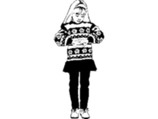 Sticker Custom Preview Image #083644 Kids Stuff Images Girl Standing02