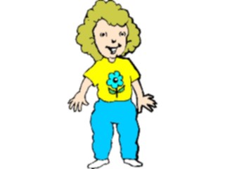 Sticker Custom Preview Image #083645 Kids Stuff Images Girl Standing03