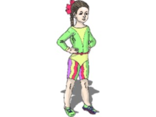 Sticker Custom Preview Image #083650 Kids Stuff Images Girl Standing08