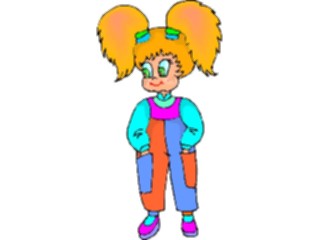 Sticker Custom Preview Image #083652 Kids Stuff Images Girl Standing10