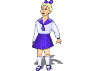 Sticker Custom Preview Image #083654 Kids Stuff Images Girl Standing12