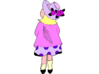 Sticker Custom Preview Image #083657 Kids Stuff Images Girl Standing15