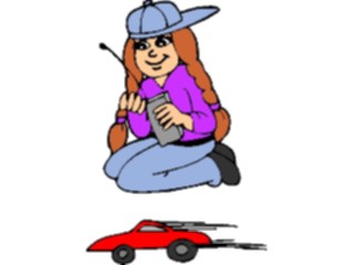 Sticker Custom Preview Image #083667 Kids Stuff Images Girl Toy Car