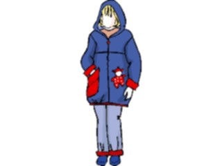 Sticker Custom Preview Image #083697 Kids Stuff Images Girl Wearing Jacket8