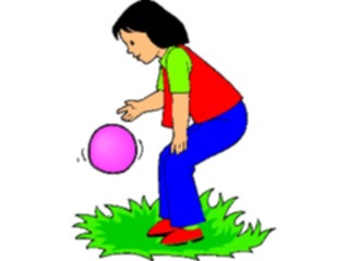 Sticker Custom Preview Image #083701 Kids Stuff Images Girlwith Ball4