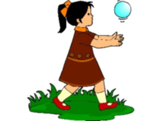Sticker Custom Preview Image #083702 Kids Stuff Images Girlwith Ball5