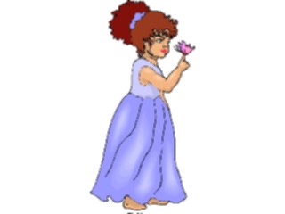 Sticker Custom Preview Image #083726 Kids Stuff Images Girlwith Butterfly1