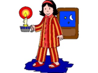 Sticker Custom Preview Image #083730 Kids Stuff Images Girlwith Candle