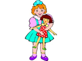 Sticker Custom Preview Image #083749 Kids Stuff Images Girlwith Doll14