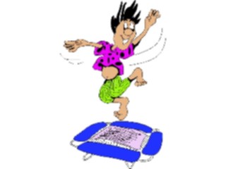 Sticker Custom Preview Image #083858 Kids Stuff Images Jumpingon Trampoline