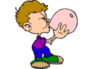Sticker Custom Preview Image #083876 Kids Stuff Images Kid Blowing Bubble