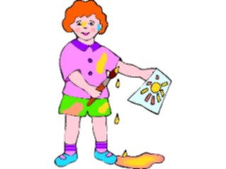 Sticker Custom Preview Image #083890 Kids Stuff Images Kid Painting2