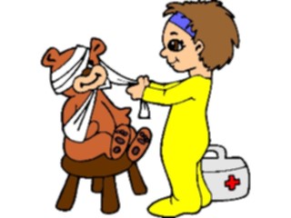 Sticker Custom Preview Image #083918 Kids Stuff Images Kid Playing Doctor