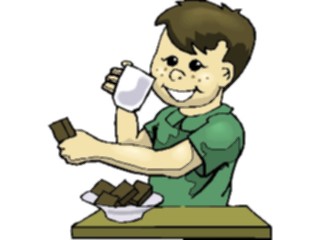 Sticker Custom Preview Image #083924 Kids Stuff Images Kidwith Brownies
