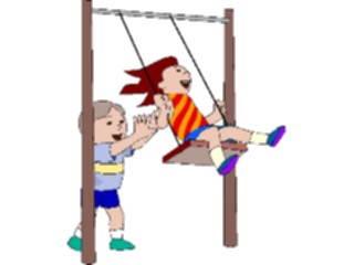 Sticker Custom Preview Image #083947 Kids Stuff Images Kidson Swing