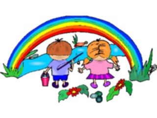 Sticker Custom Preview Image #083957 Kids Stuff Images Kids Rainbow