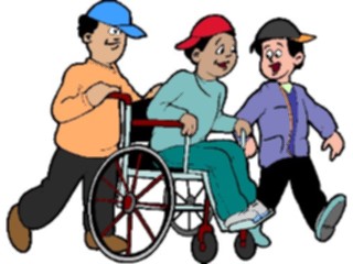 Sticker Custom Preview Image #083968 Kids Stuff Images Kidswith Wheelchair