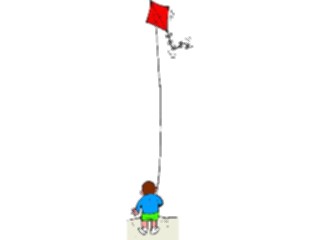 Sticker Custom Preview Image #083971 Kids Stuff Images Kite Flying3