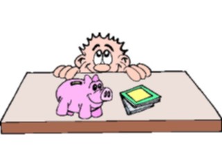 Sticker Custom Preview Image #084022 Kids Stuff Images Piggy Bank