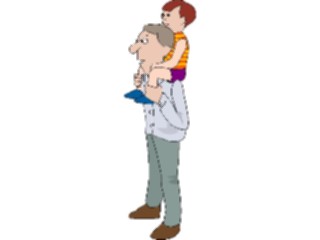 Sticker Custom Preview Image #084023 Kids Stuff Images Piggyback Ride
